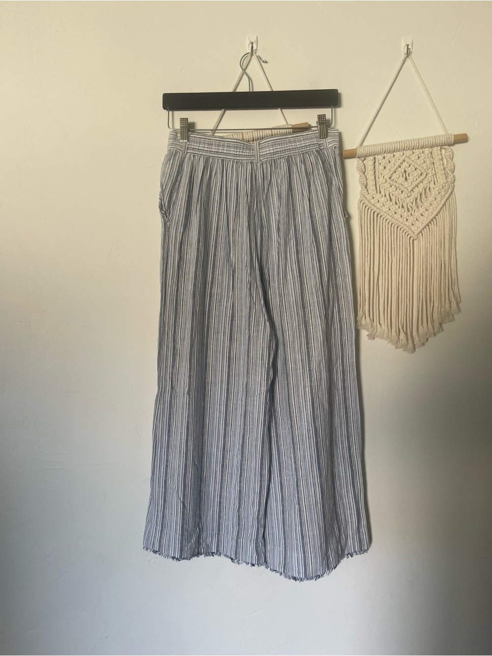 Cloth & Stone Linen Blend Striped Pants Coastal - Picture 5 of 8